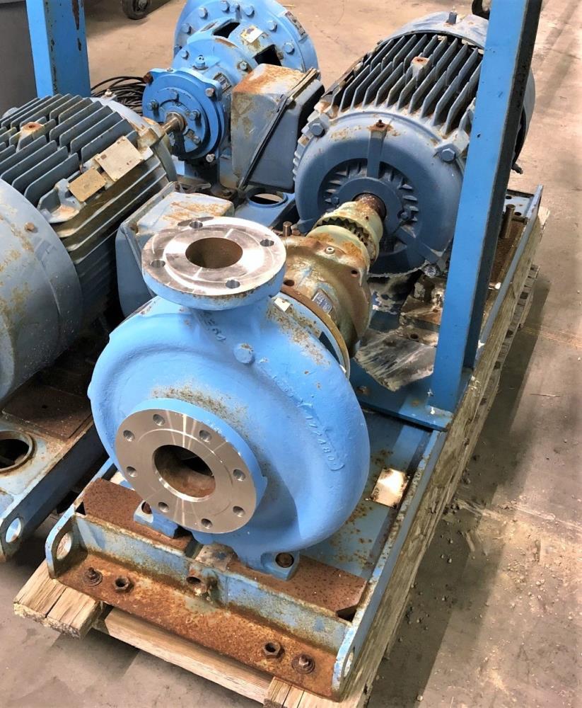 Goulds 3196 MTX Centrifugal Pump, 3"x4"-13", 316 SS w/ 50 HP Motor